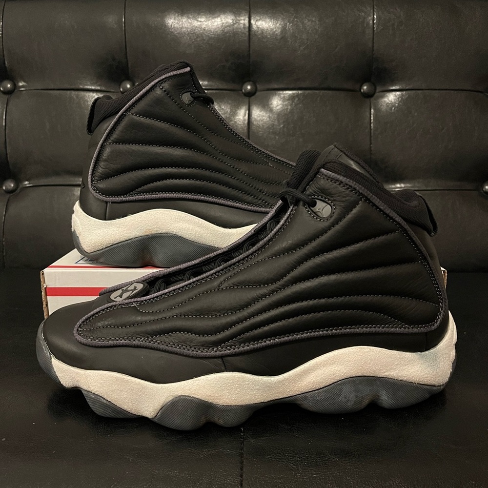 Jordan Black and Gray Sneakers